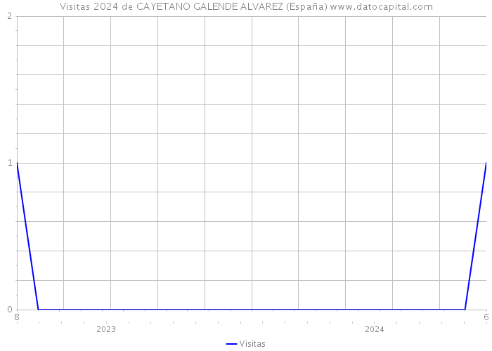 Visitas 2024 de CAYETANO GALENDE ALVAREZ (España) 