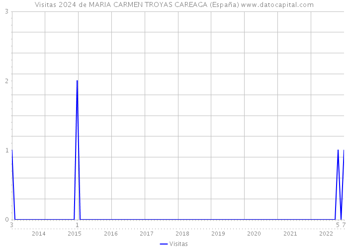 Visitas 2024 de MARIA CARMEN TROYAS CAREAGA (España) 