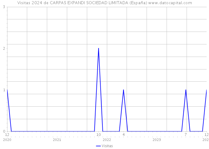 Visitas 2024 de CARPAS EXPANDI SOCIEDAD LIMITADA (España) 