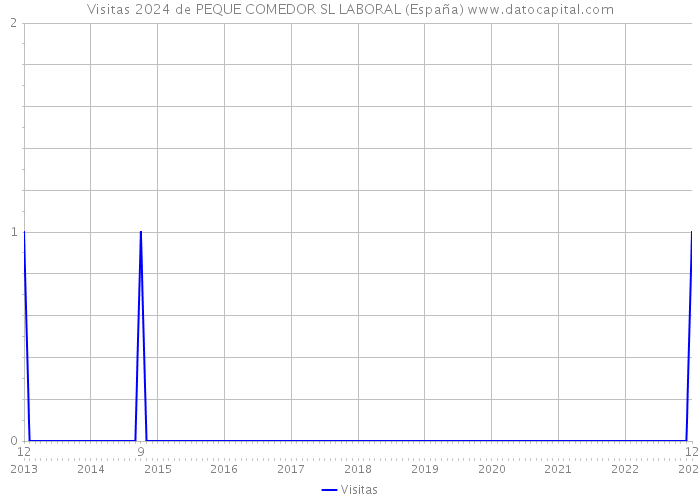 Visitas 2024 de PEQUE COMEDOR SL LABORAL (España) 