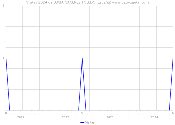Visitas 2024 de LUCIA CACERES TOLEDO (España) 