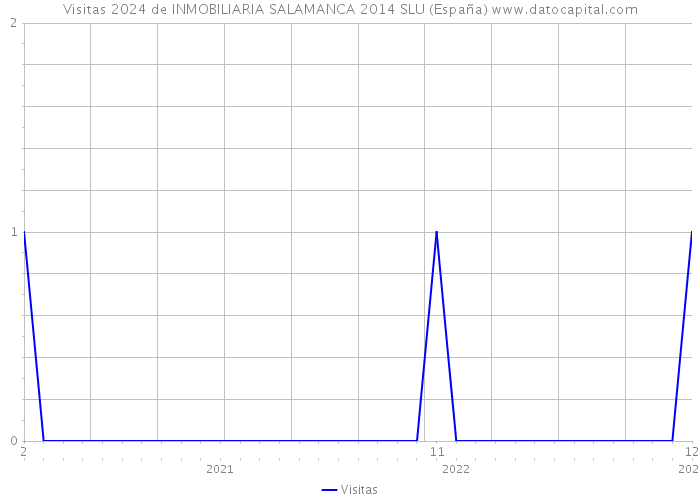 Visitas 2024 de INMOBILIARIA SALAMANCA 2014 SLU (España) 