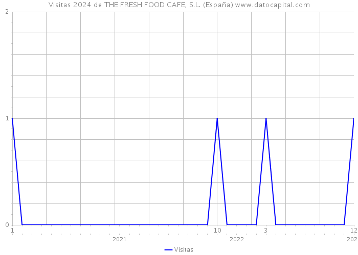 Visitas 2024 de THE FRESH FOOD CAFE, S.L. (España) 