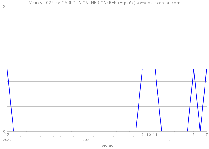 Visitas 2024 de CARLOTA CARNER CARRER (España) 