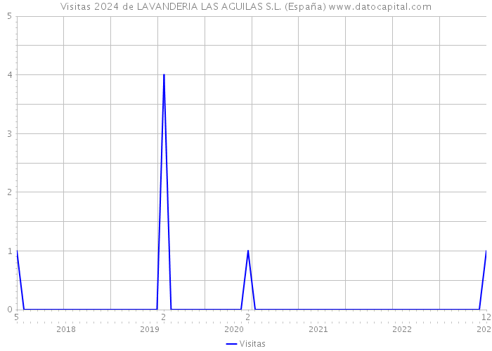 Visitas 2024 de LAVANDERIA LAS AGUILAS S.L. (España) 