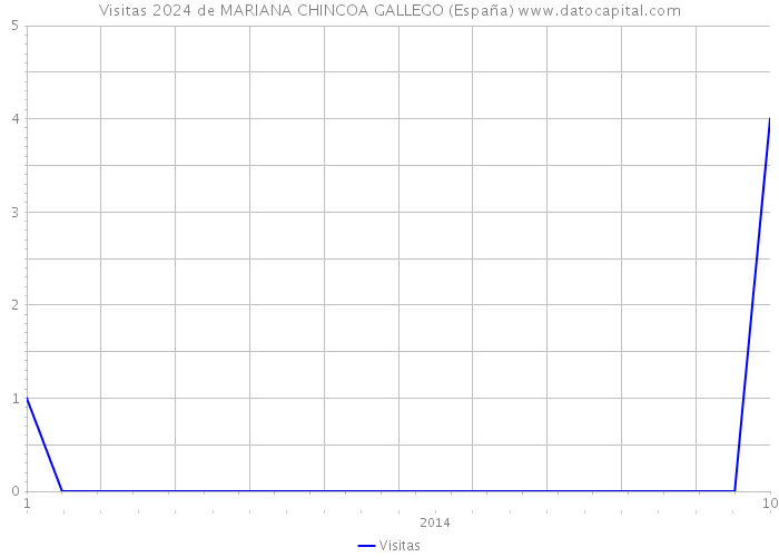 Visitas 2024 de MARIANA CHINCOA GALLEGO (España) 