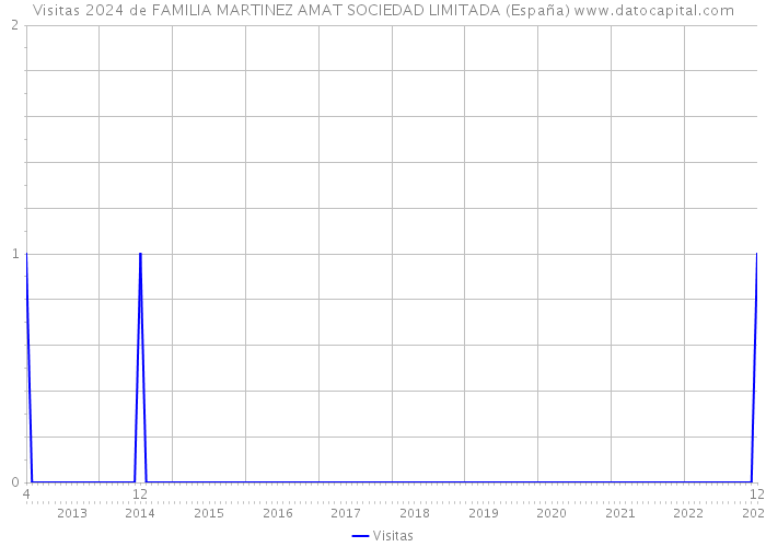 Visitas 2024 de FAMILIA MARTINEZ AMAT SOCIEDAD LIMITADA (España) 