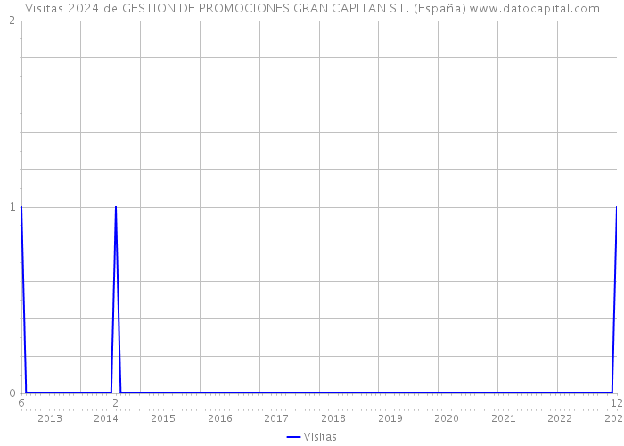 Visitas 2024 de GESTION DE PROMOCIONES GRAN CAPITAN S.L. (España) 