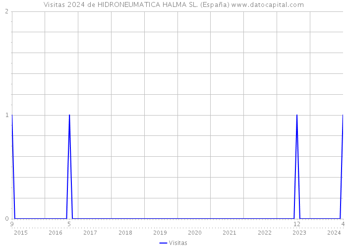Visitas 2024 de HIDRONEUMATICA HALMA SL. (España) 