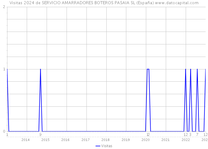 Visitas 2024 de SERVICIO AMARRADORES BOTEROS PASAIA SL (España) 