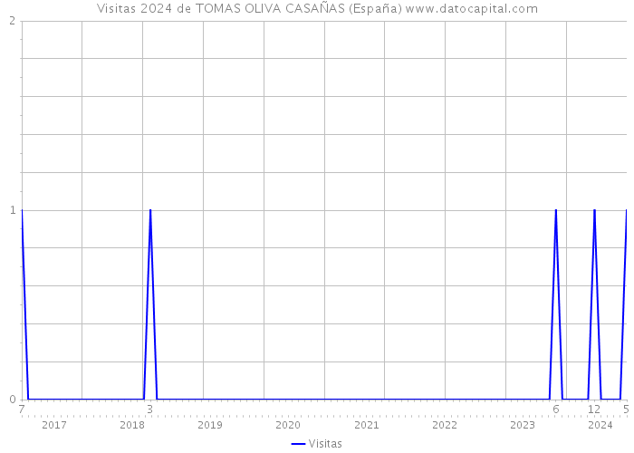 Visitas 2024 de TOMAS OLIVA CASAÑAS (España) 
