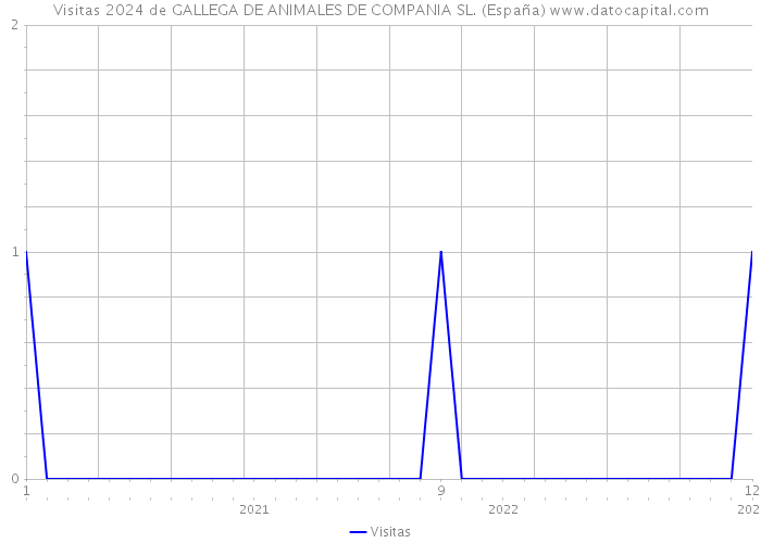 Visitas 2024 de GALLEGA DE ANIMALES DE COMPANIA SL. (España) 