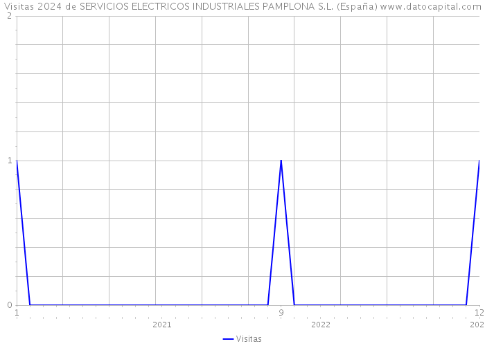 Visitas 2024 de SERVICIOS ELECTRICOS INDUSTRIALES PAMPLONA S.L. (España) 