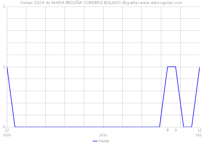 Visitas 2024 de MARIA BEGOÑA CORDERO BOLADO (España) 