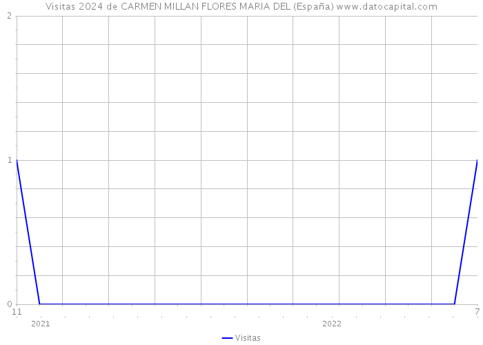 Visitas 2024 de CARMEN MILLAN FLORES MARIA DEL (España) 