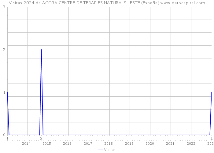Visitas 2024 de AGORA CENTRE DE TERAPIES NATURALS I ESTE (España) 