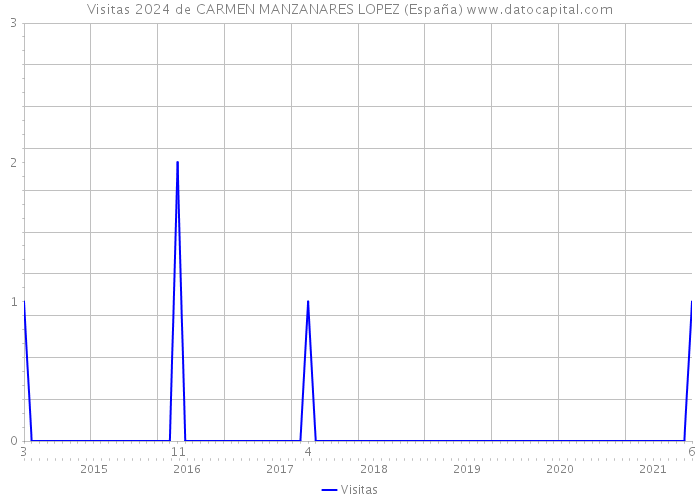 Visitas 2024 de CARMEN MANZANARES LOPEZ (España) 