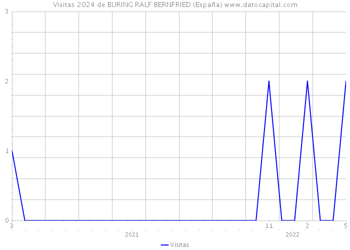 Visitas 2024 de BURING RALF BERNFRIED (España) 