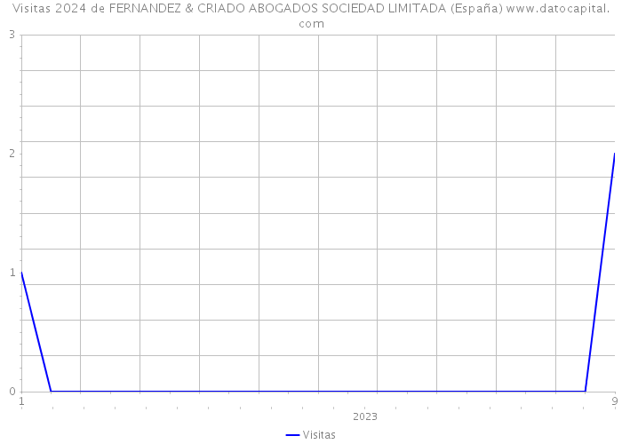 Visitas 2024 de FERNANDEZ & CRIADO ABOGADOS SOCIEDAD LIMITADA (España) 