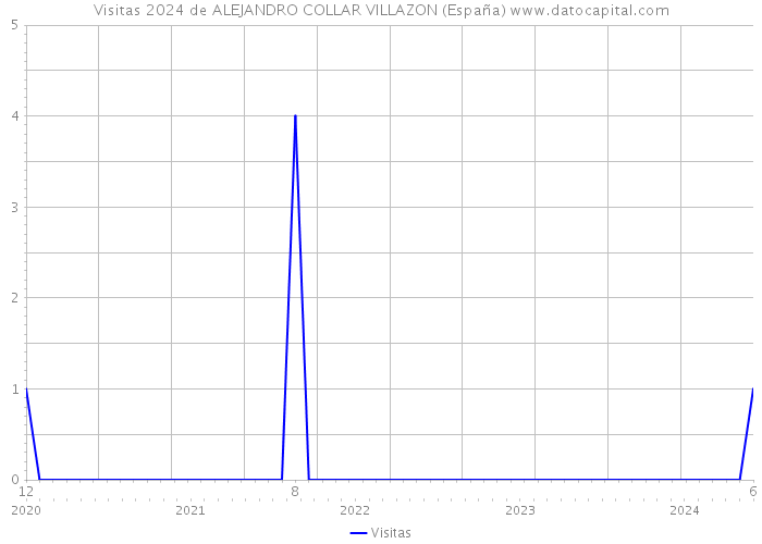 Visitas 2024 de ALEJANDRO COLLAR VILLAZON (España) 