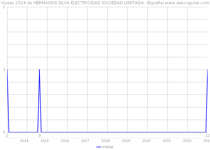 Visitas 2024 de HERMANOS SILVA ELECTRICIDAD SOCIEDAD LIMITADA. (España) 