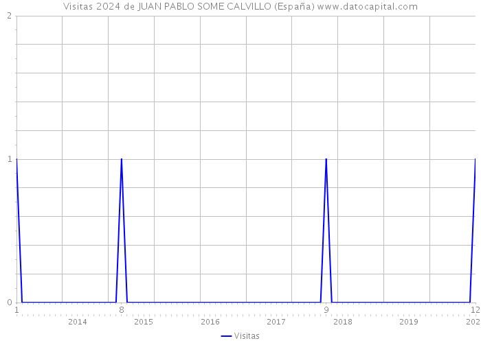 Visitas 2024 de JUAN PABLO SOME CALVILLO (España) 