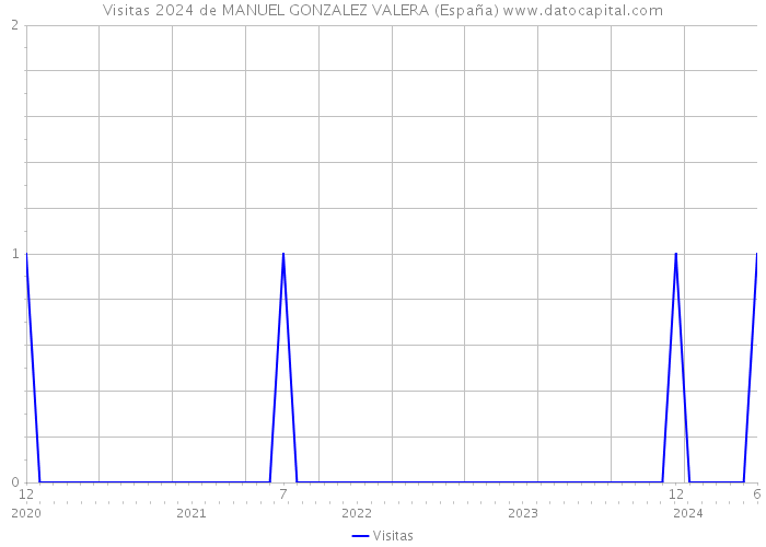 Visitas 2024 de MANUEL GONZALEZ VALERA (España) 