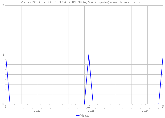 Visitas 2024 de POLICLINICA GUIPUZKOA, S.A. (España) 