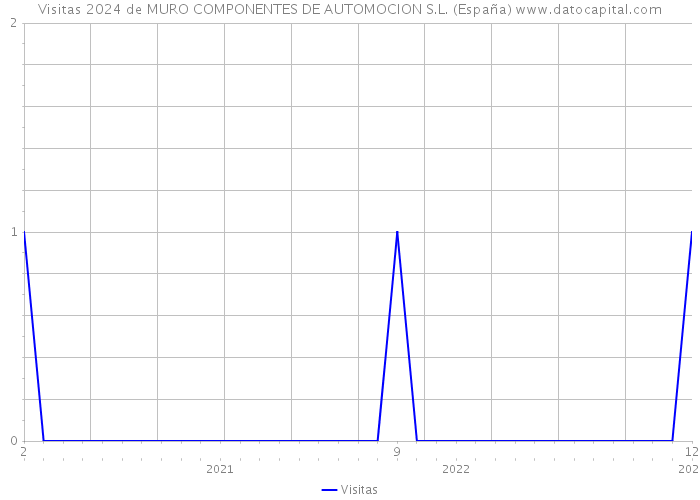 Visitas 2024 de MURO COMPONENTES DE AUTOMOCION S.L. (España) 