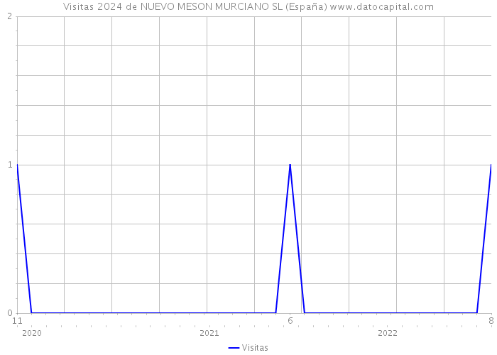 Visitas 2024 de NUEVO MESON MURCIANO SL (España) 