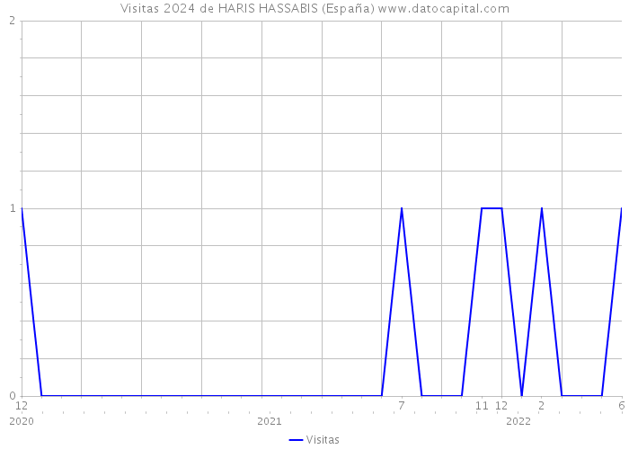 Visitas 2024 de HARIS HASSABIS (España) 