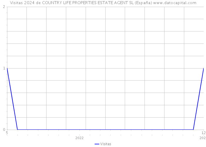 Visitas 2024 de COUNTRY LIFE PROPERTIES ESTATE AGENT SL (España) 