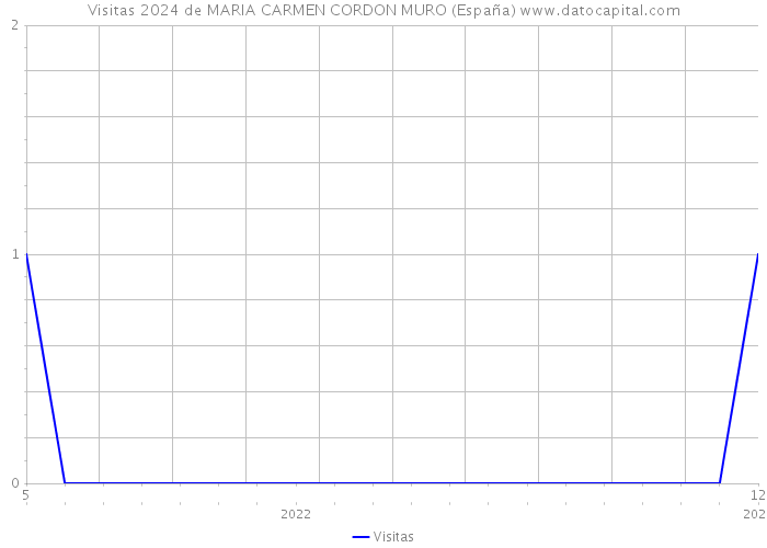 Visitas 2024 de MARIA CARMEN CORDON MURO (España) 