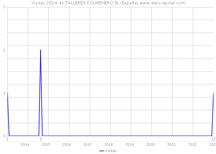 Visitas 2024 de TALLERES COLMENERO SL (España) 