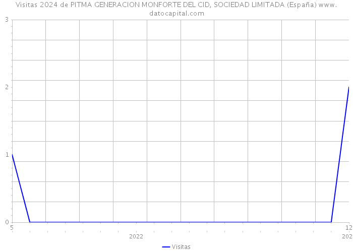 Visitas 2024 de PITMA GENERACION MONFORTE DEL CID, SOCIEDAD LIMITADA (España) 