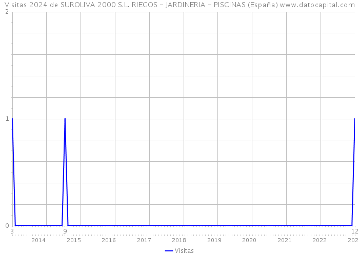 Visitas 2024 de SUROLIVA 2000 S.L. RIEGOS - JARDINERIA - PISCINAS (España) 