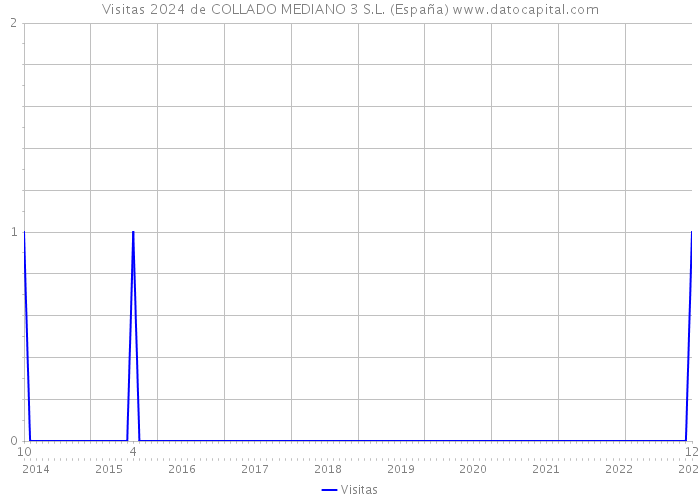 Visitas 2024 de COLLADO MEDIANO 3 S.L. (España) 