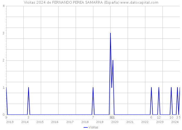 Visitas 2024 de FERNANDO PEREA SAMARRA (España) 