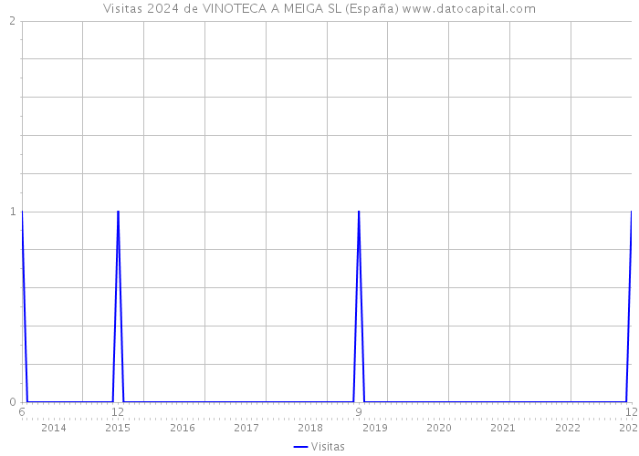 Visitas 2024 de VINOTECA A MEIGA SL (España) 