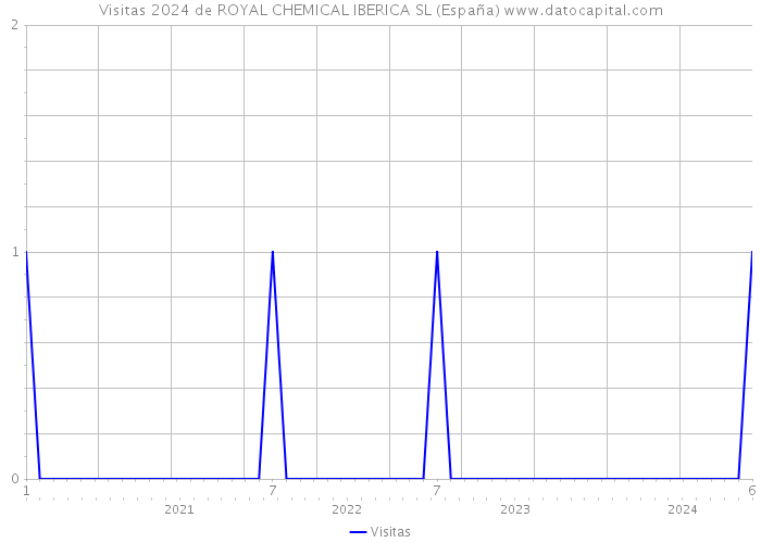 Visitas 2024 de ROYAL CHEMICAL IBERICA SL (España) 