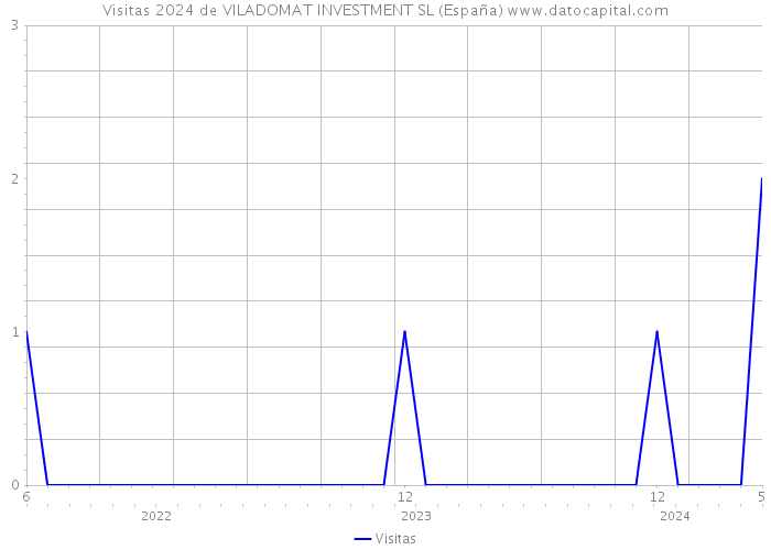Visitas 2024 de VILADOMAT INVESTMENT SL (España) 