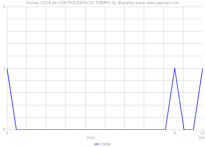 Visitas 2024 de VORTICE ESPACIO TIEMPO SL (España) 