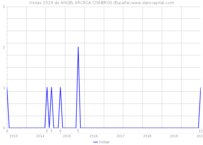 Visitas 2024 de ANGEL ARCEGA CISNEROS (España) 