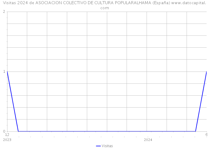 Visitas 2024 de ASOCIACION COLECTIVO DE CULTURA POPULARALHAMA (España) 