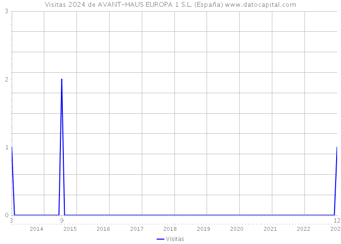 Visitas 2024 de AVANT-HAUS EUROPA 1 S.L. (España) 
