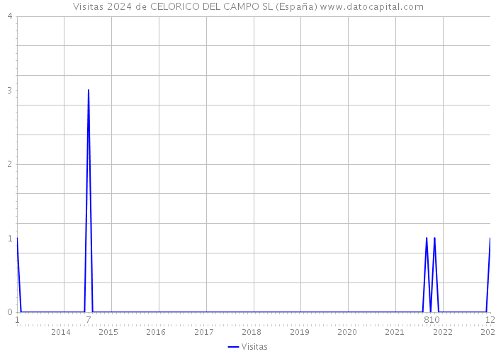 Visitas 2024 de CELORICO DEL CAMPO SL (España) 