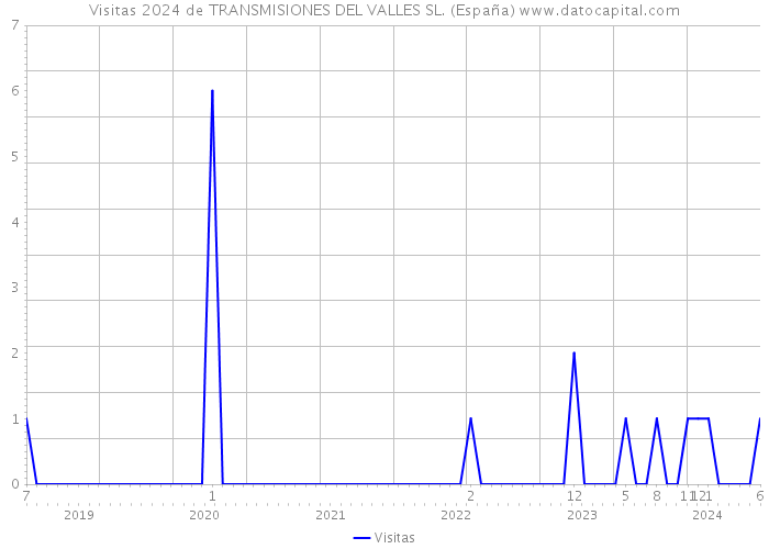 Visitas 2024 de TRANSMISIONES DEL VALLES SL. (España) 