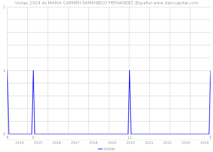 Visitas 2024 de MARIA CARMEN SAMANIEGO FERNANDEZ (España) 