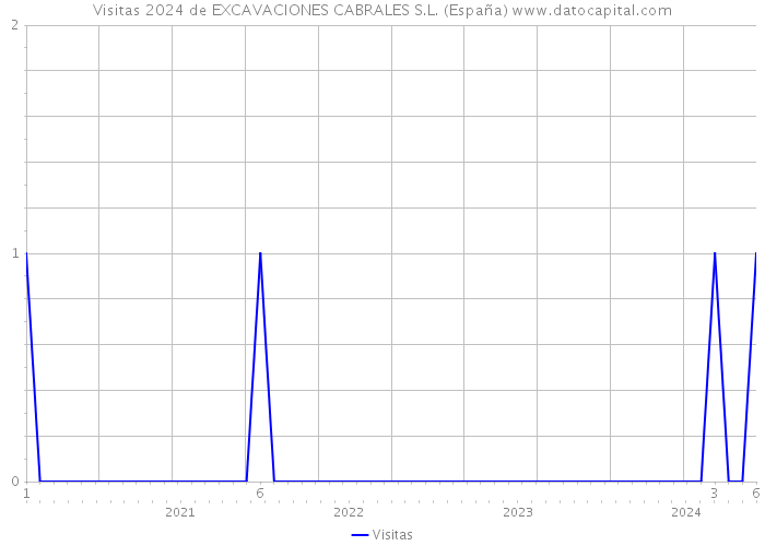 Visitas 2024 de EXCAVACIONES CABRALES S.L. (España) 