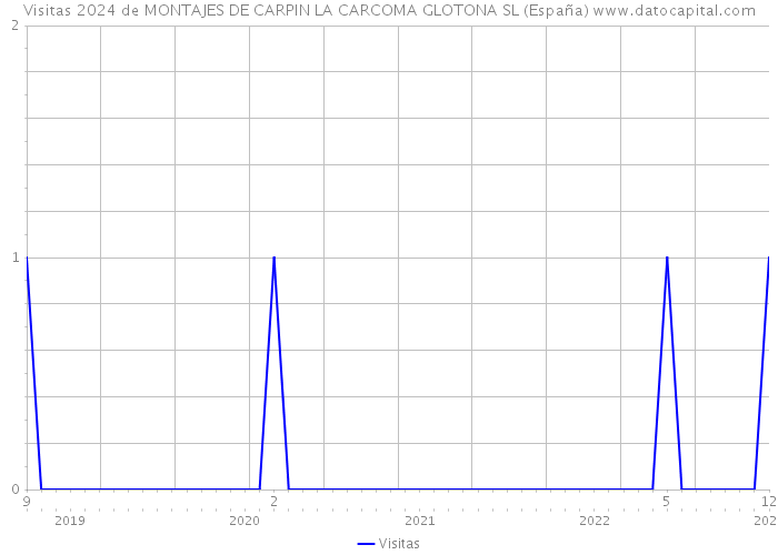 Visitas 2024 de MONTAJES DE CARPIN LA CARCOMA GLOTONA SL (España) 